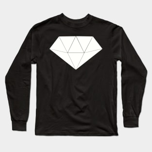 White diamond Long Sleeve T-Shirt